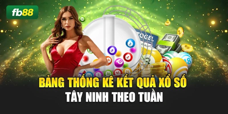 Bảng thống kê kết quả xổ số Tây Ninh theo tuần