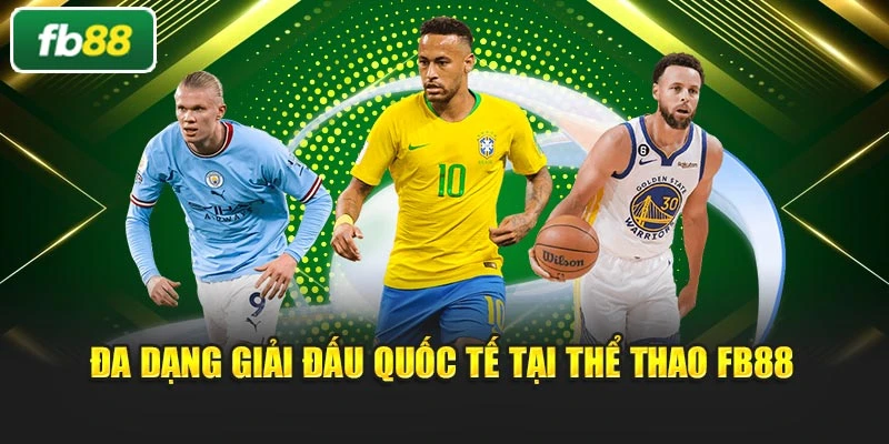 Đa dạng giải đấu quốc tế tại thể thao Fb88